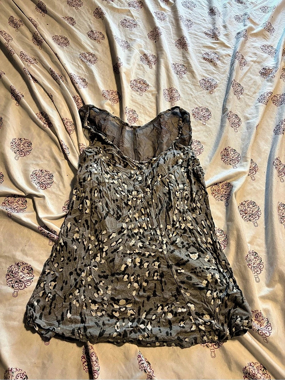 Jessica Simpson Animal Print Camisole Small